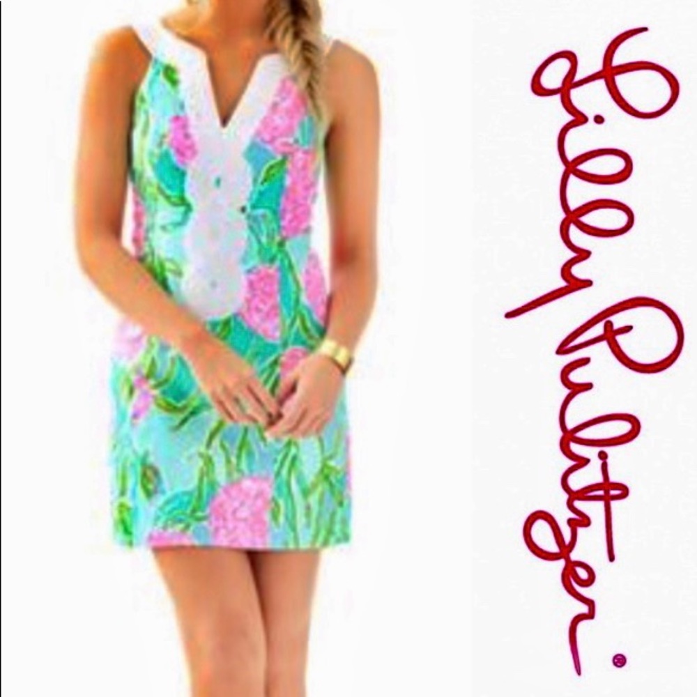 Gorgeous Lilly Pulitzer Valli shift dress NWT sz 4